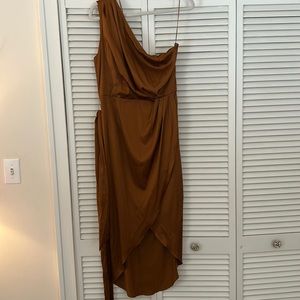 Baltic Born. Satin one shoulder dress. New with tags.